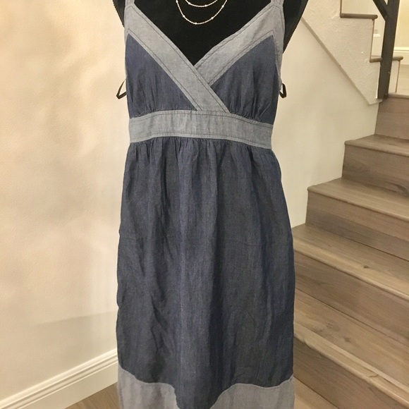Michael Kors dual color chambray dress! - Picture 2 of 8